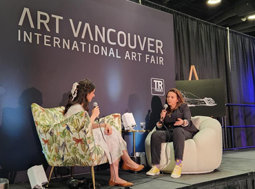 Lara J. Trad representing Lebanon at Art Vancouver 2023