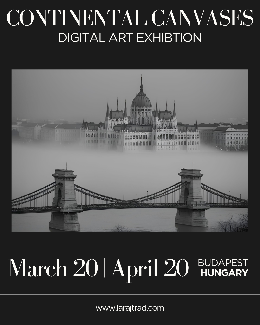 Lara J. Trad – Digital Exhibition at Continental Canvases, Budapest